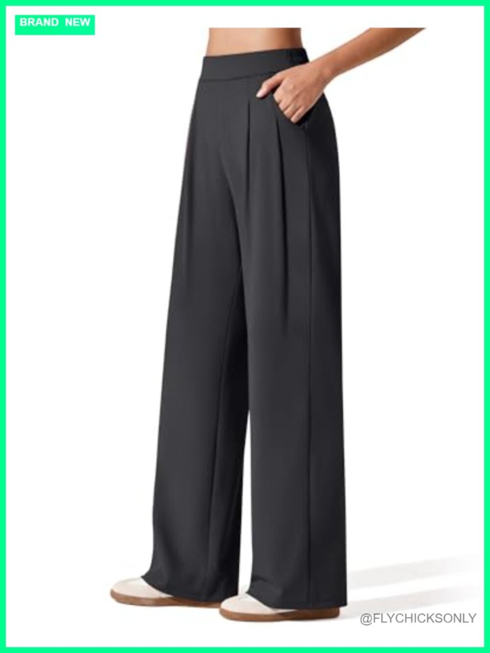 G4Free ShiftReady Women's Wide Leg Yoga Dress Pants High Waist Pull On